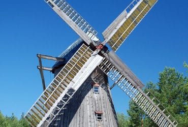 Wiatrak skansen